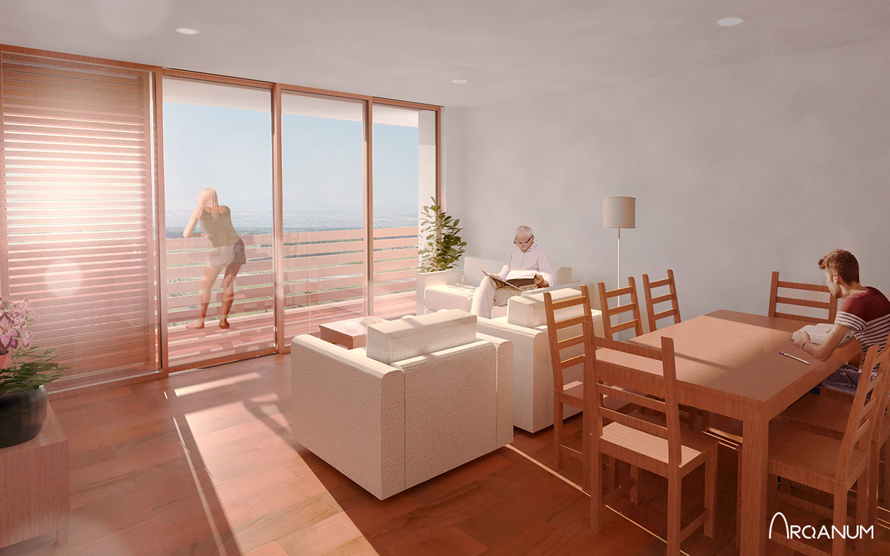 Housing Complex in Granada interior